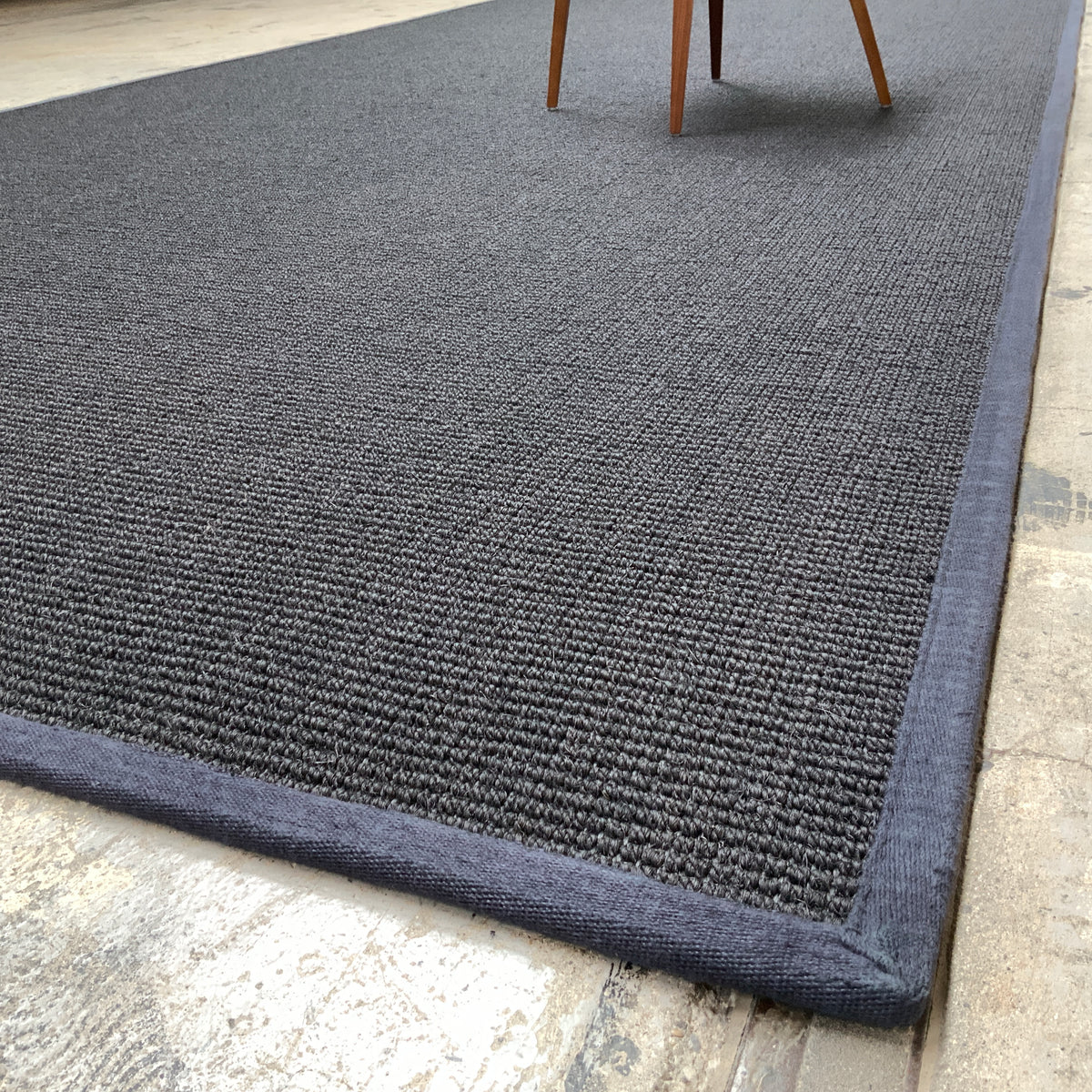 Kokosteppich Calicut 617 indigo 197 x 660 cm