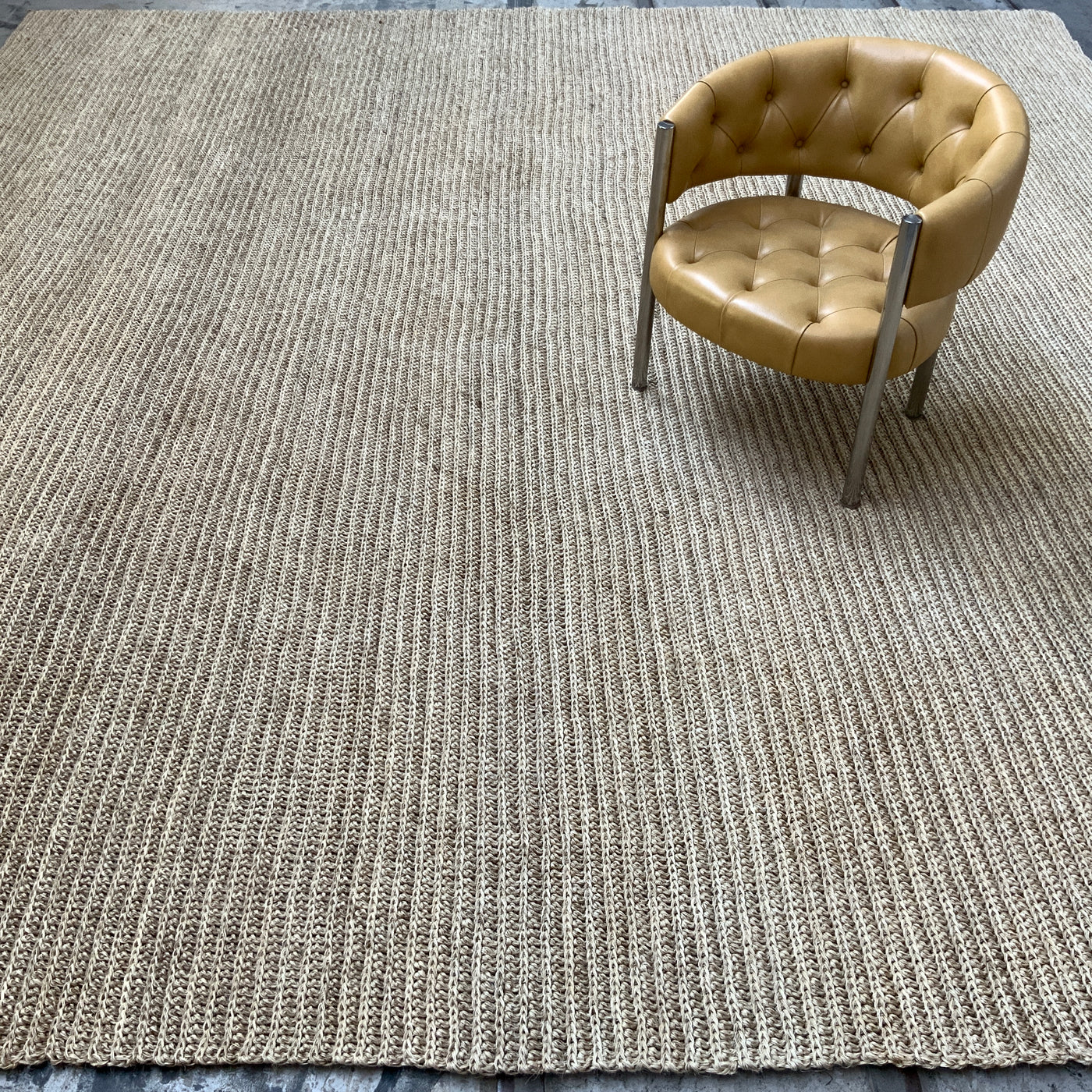 Fiqueteppich Maglia canales 20472 beige meliert ca. 400 x 430 cm