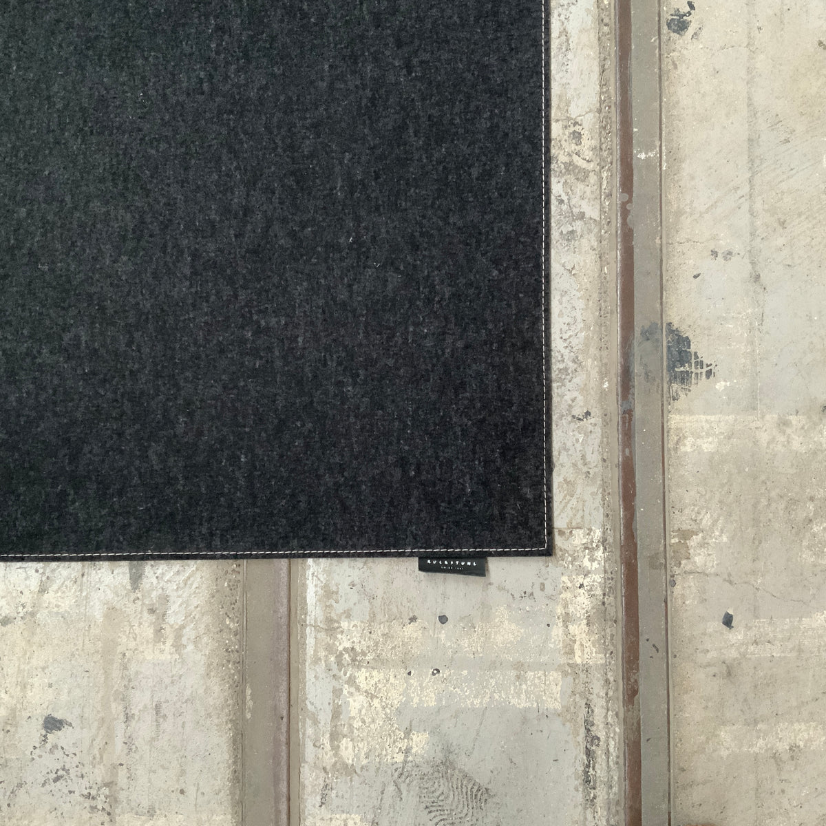 Wollteppich Feltro Color 70036 anthrazit meliert 170 x 260 cm