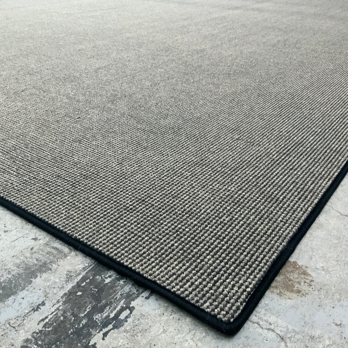 Haargarn-/Wollteppich Trap 240 schwarz-natur 250 x 350 cm