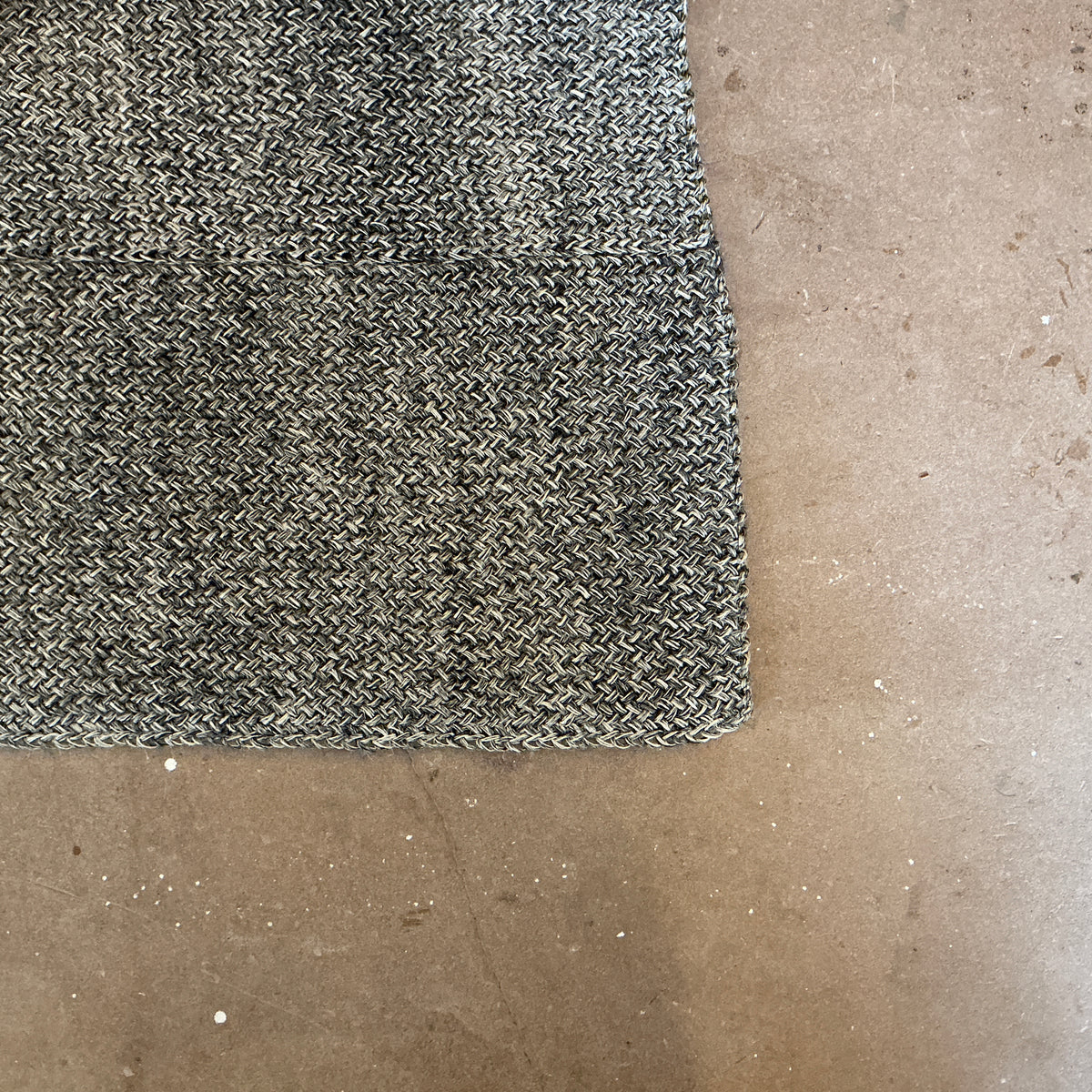 Fiqueteppich Maglia classico 60352 dunkelgrau meliert ca. 220 x 240 cm