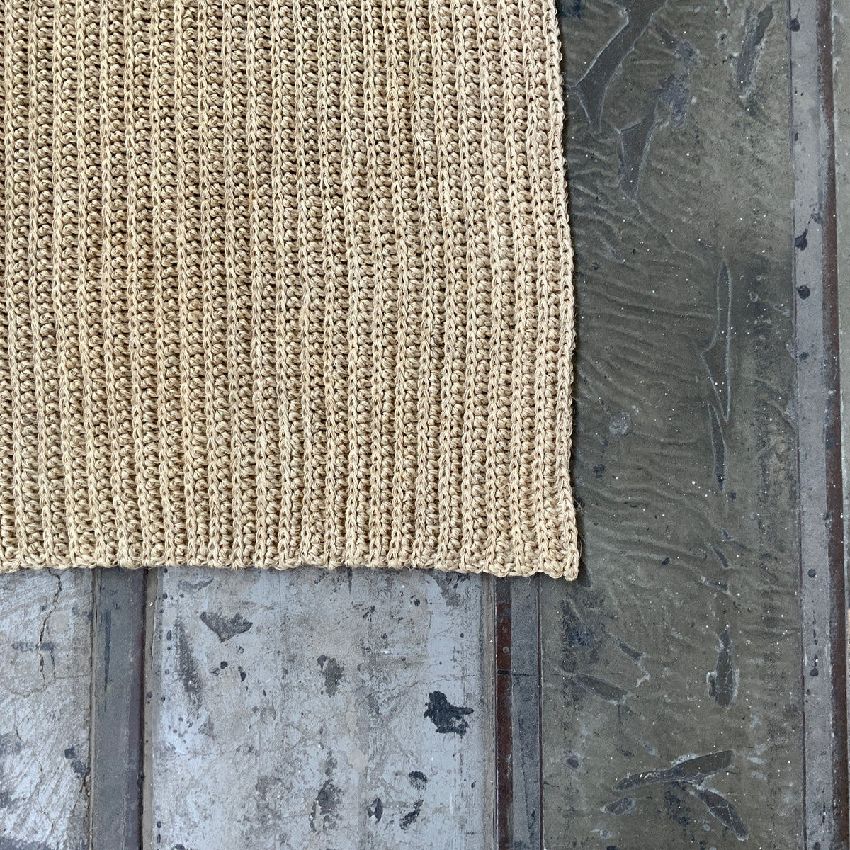 Fiqueteppich Maglia canales 20472 beige meliert ca. 400 x 430 cm