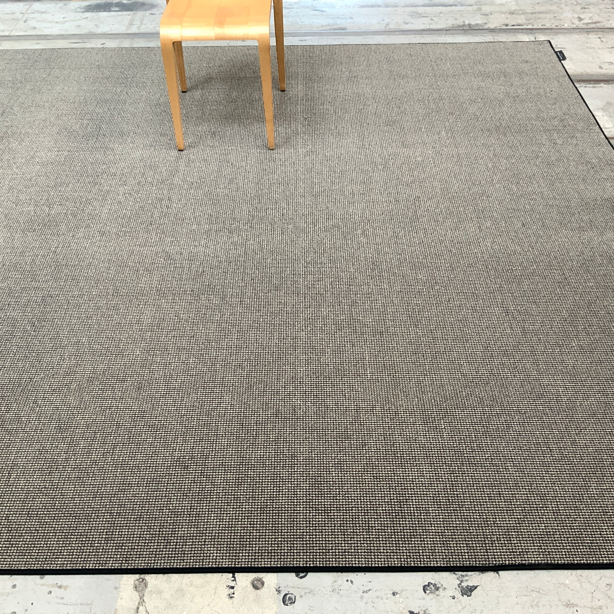 Haargarn-/Wollteppich Trap 240 schwarz-natur 250 x 380 cm