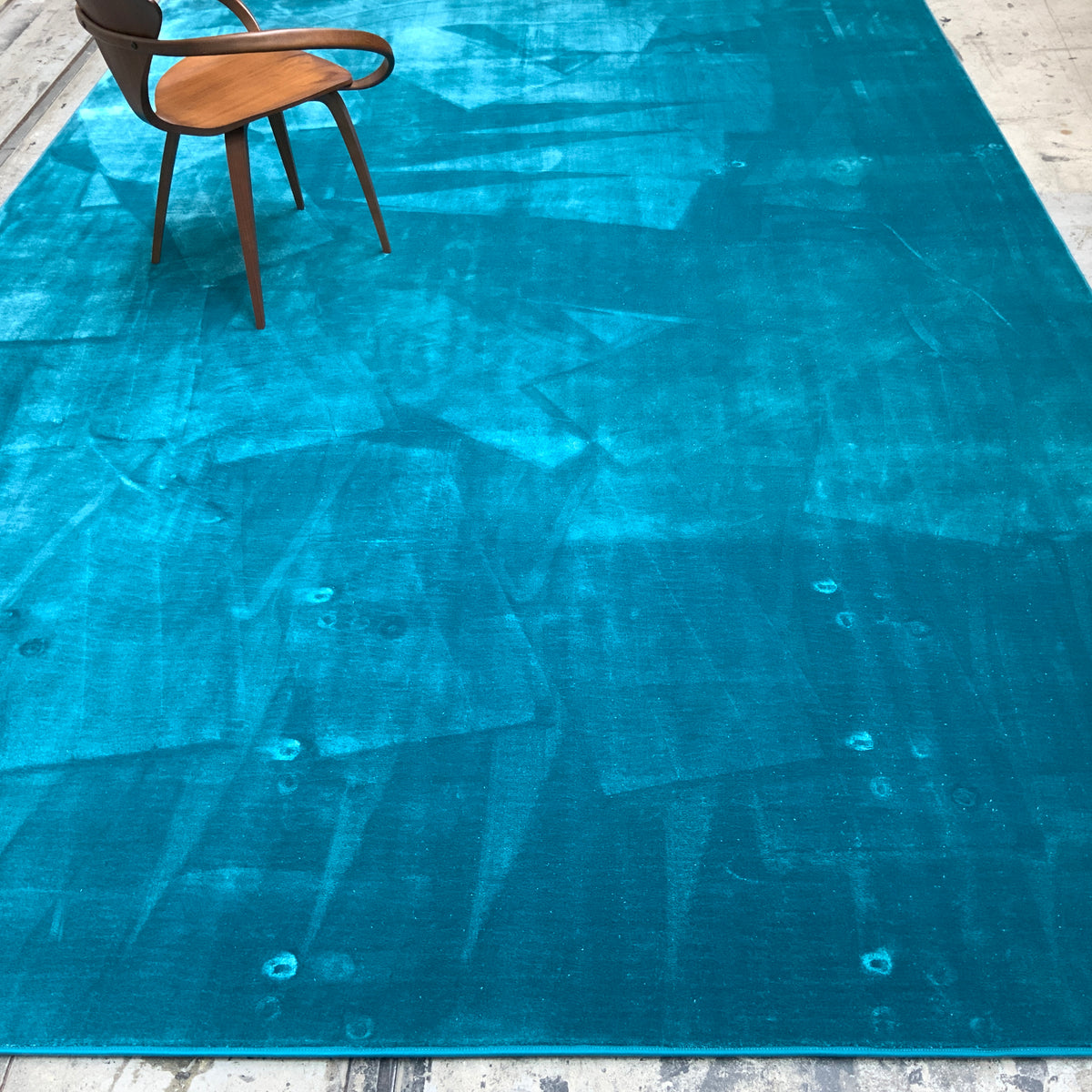Viskoseteppich Madison 30240 türkis 275 x 400 cm