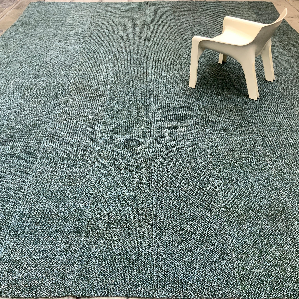 Fiqueteppich Maglia classico 30263 azurblau meliert 400 x 510 cm