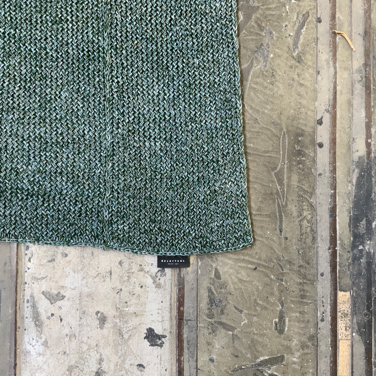 Fiqueteppich Maglia classico 30263 azurblau meliert 400 x 510 cm