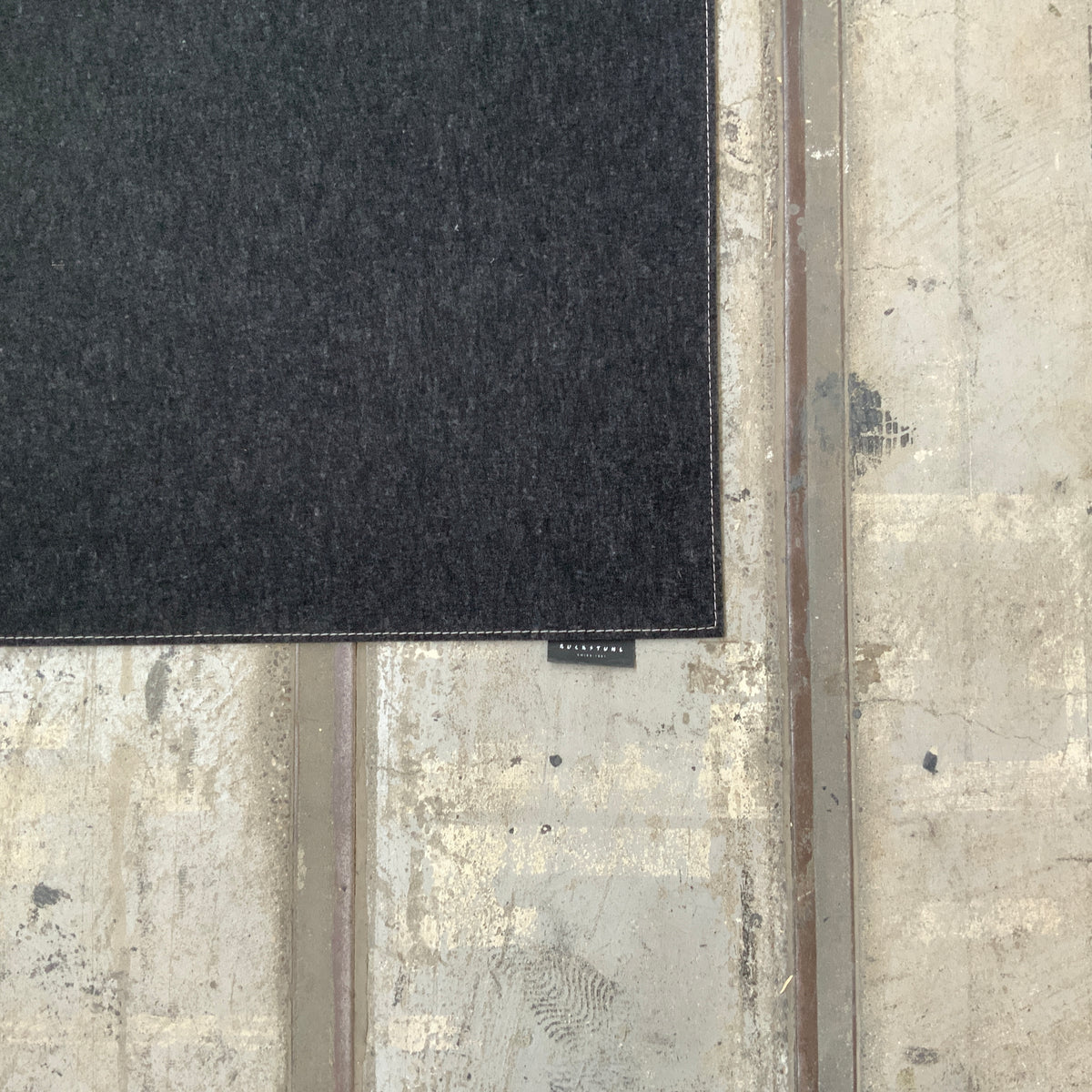 Wollteppich Feltro Color 70036 anthrazit meliert 170 x 260 cm
