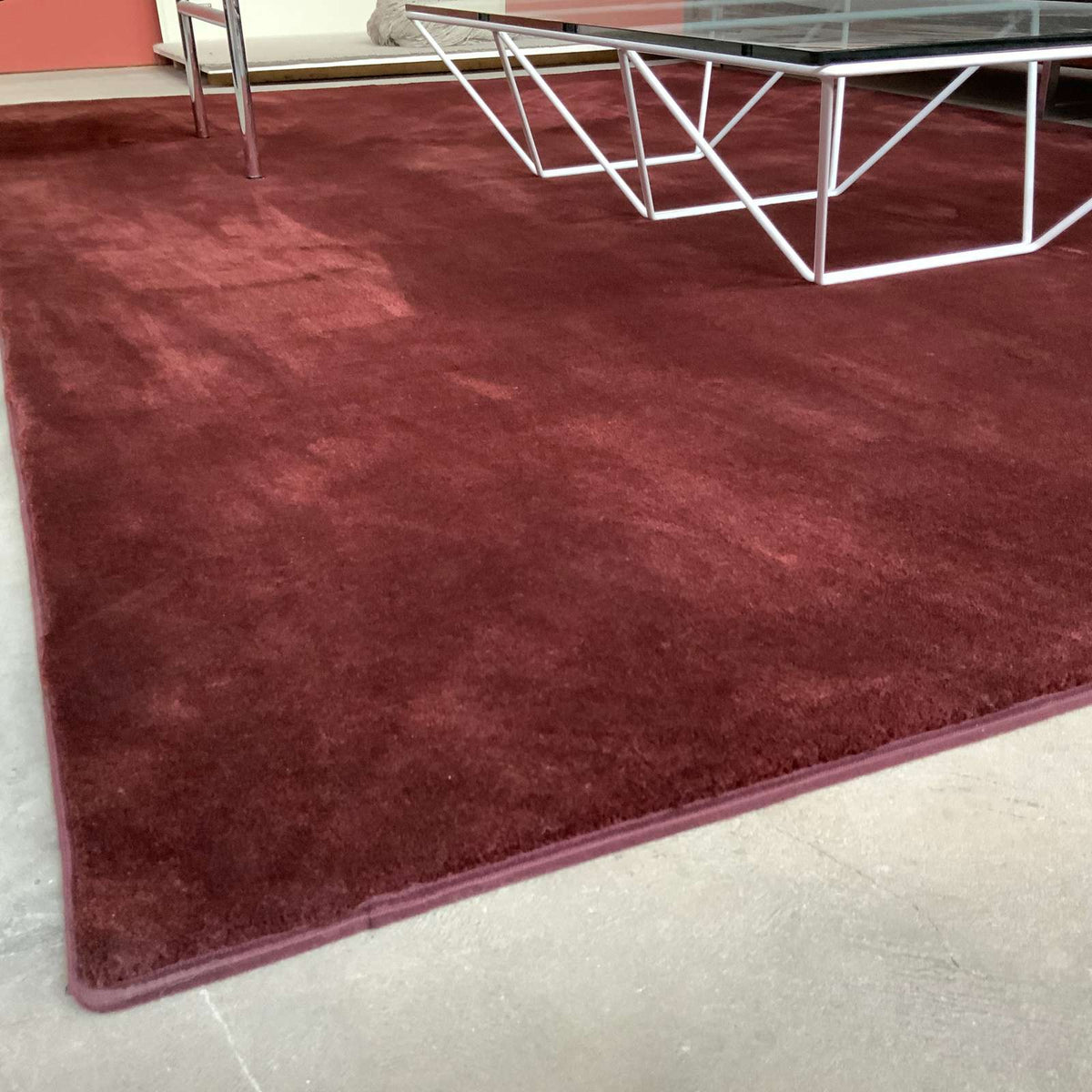 Woll-/Viskoseteppich Hampton 10319 burgundy 200 x 300 cm