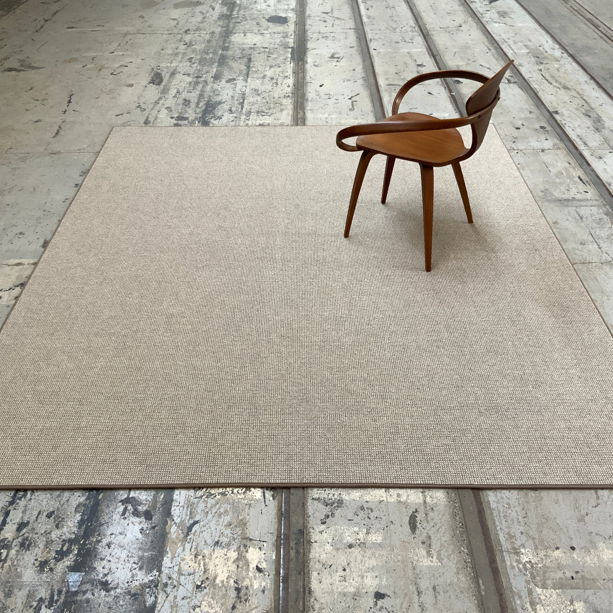 Ruckstuhl Haargarn-/Wollteppich Trap 283 beige-natur 223 x 260 cm
