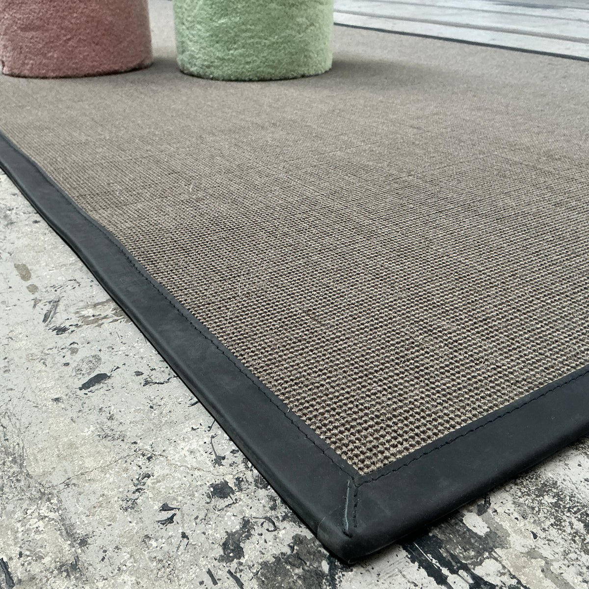 Sisalteppich Jaipur 60015 schiefer 145 x 450 cm