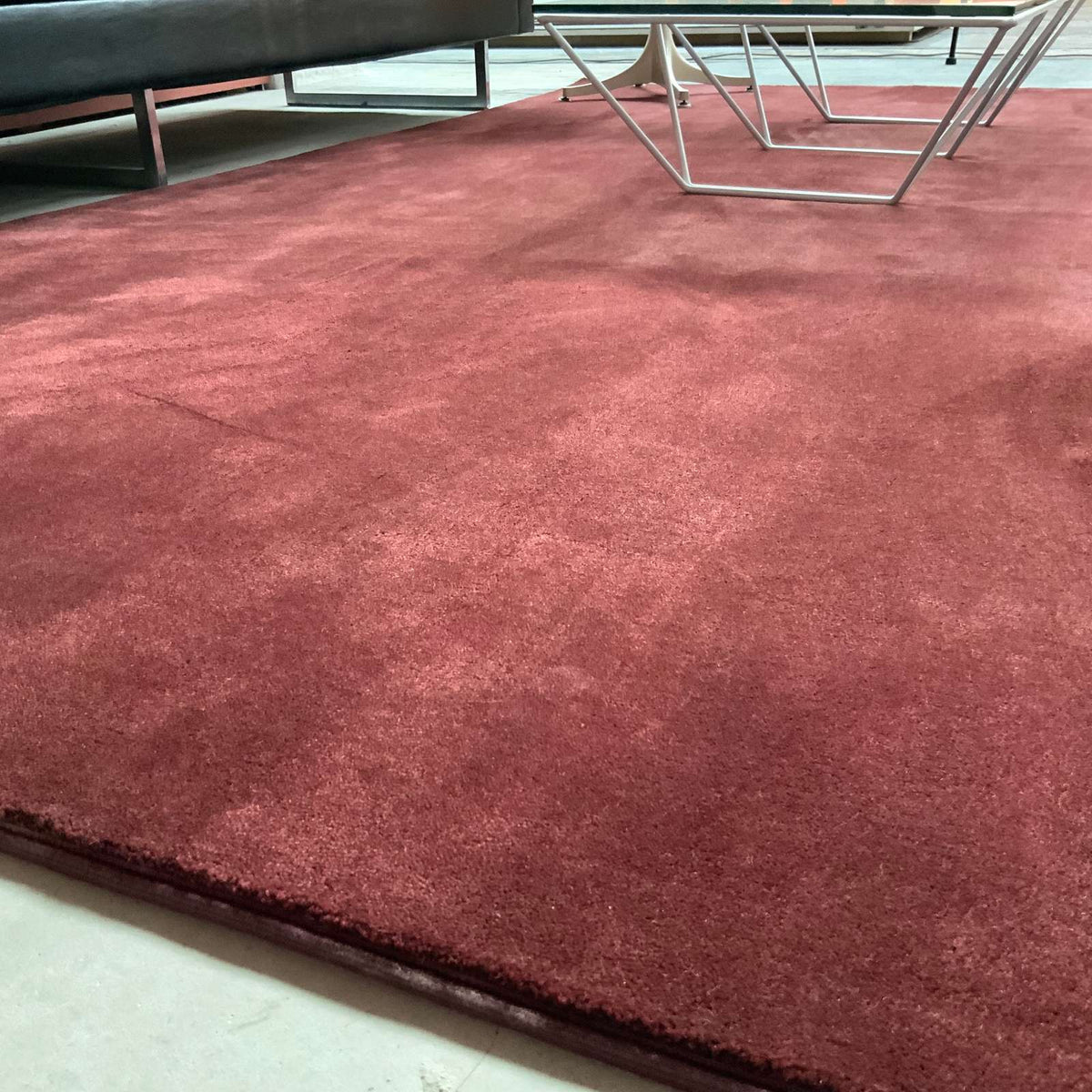 Woll-/Viskoseteppich Hampton 10319 burgundy 200 x 300 cm