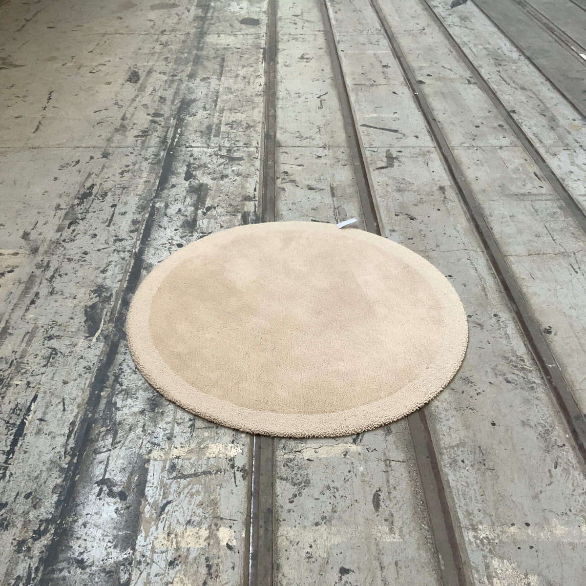Wollteppich Velvet 13 20487 pearl Ø 130 cm