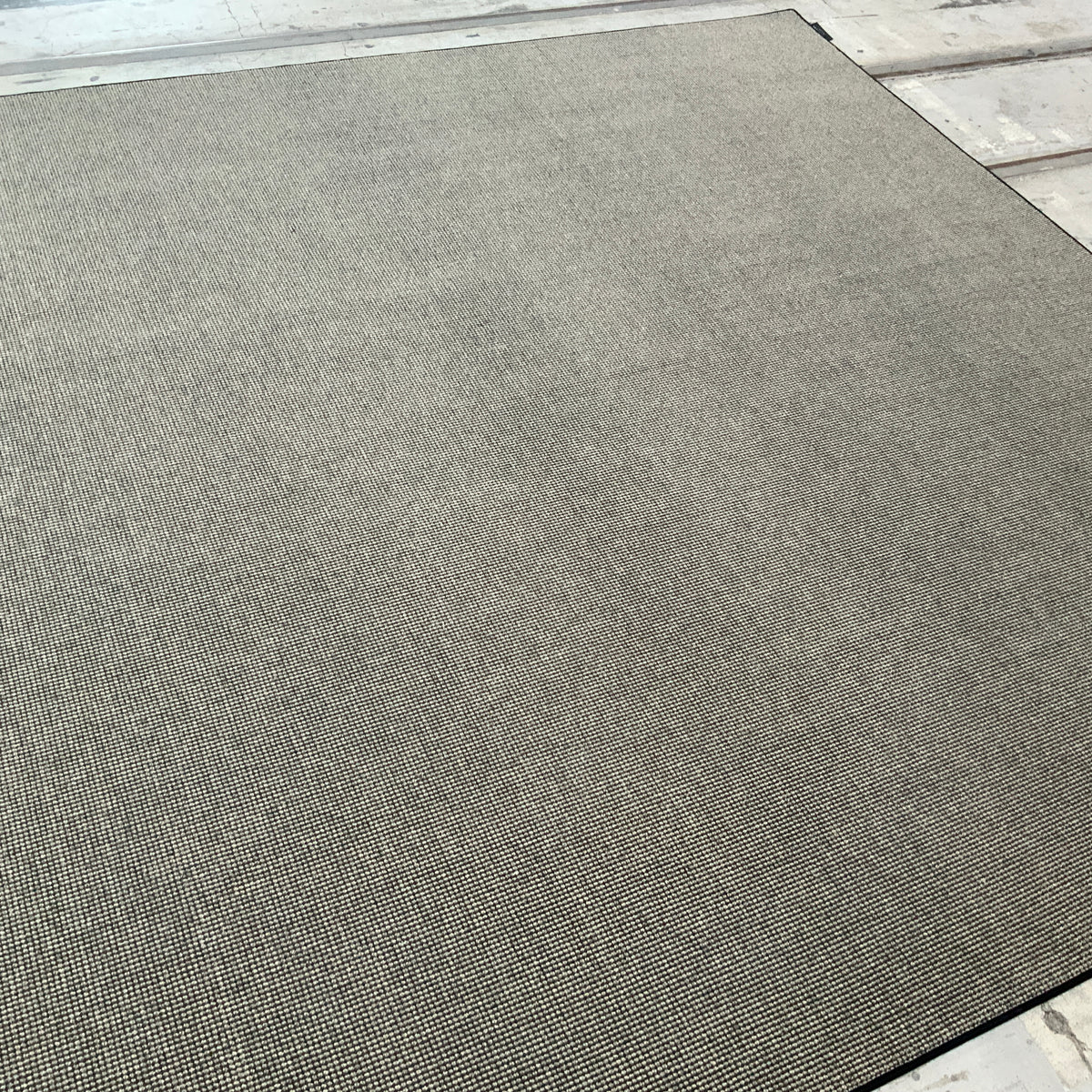 Haargarn-/Wollteppich Trap 240 schwarz-natur 250 x 380 cm
