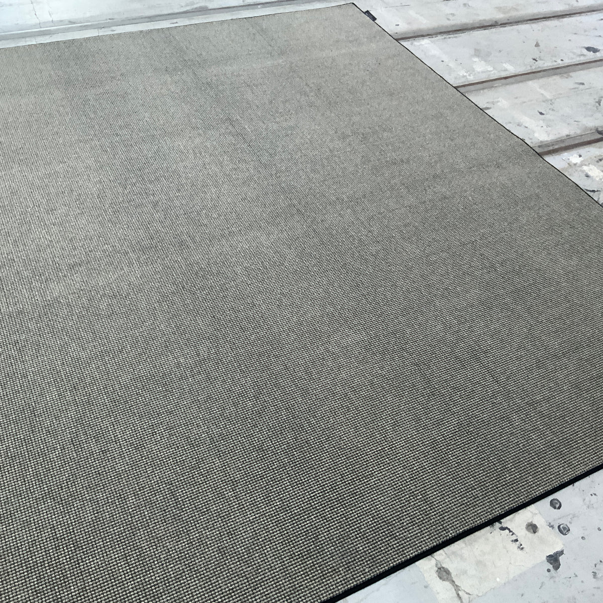 Haargarn-/Wollteppich Trap 240 schwarz-natur 250 x 350 cm