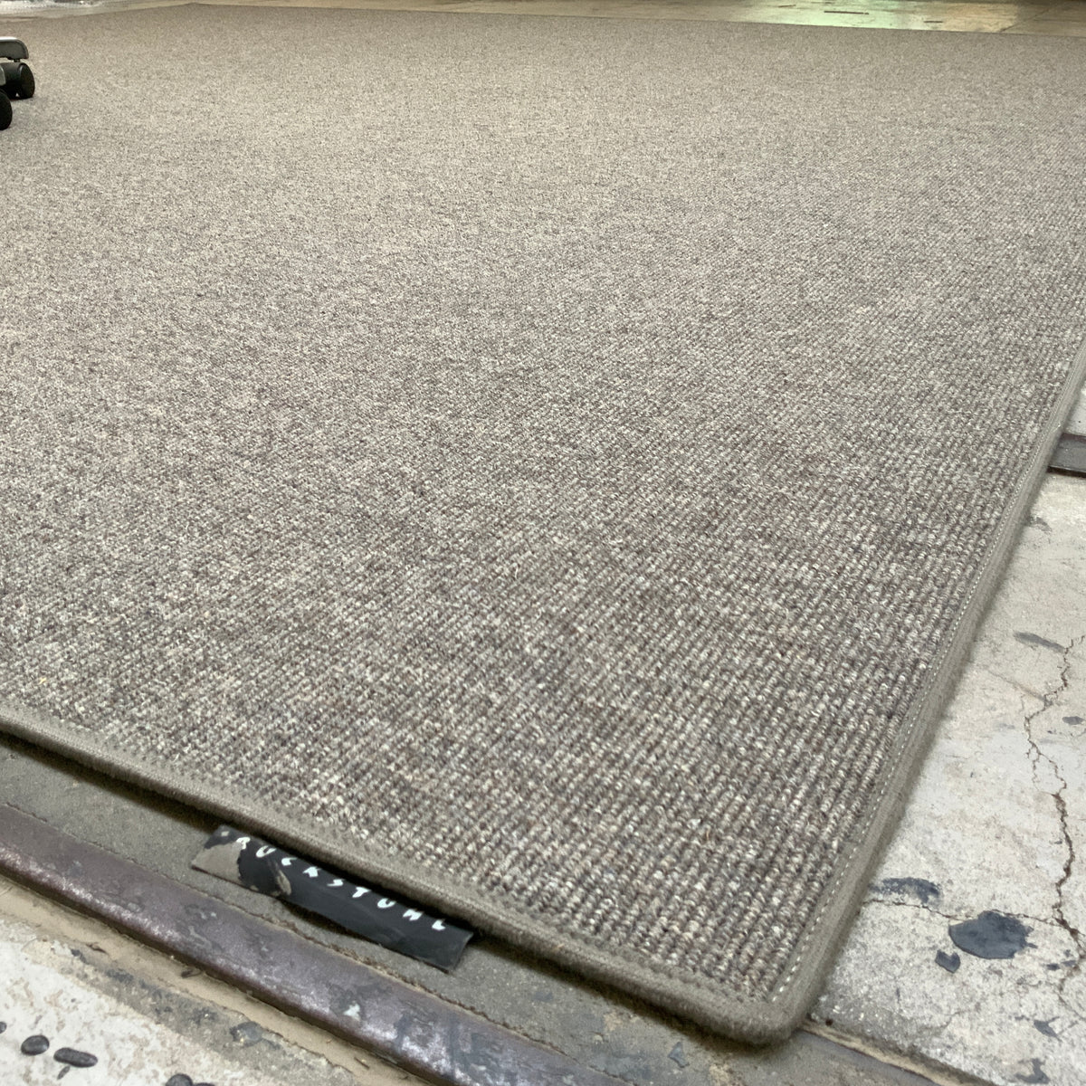 Haargarn-/Schurwollteppich Rep 653 grau 300 x 300 cm