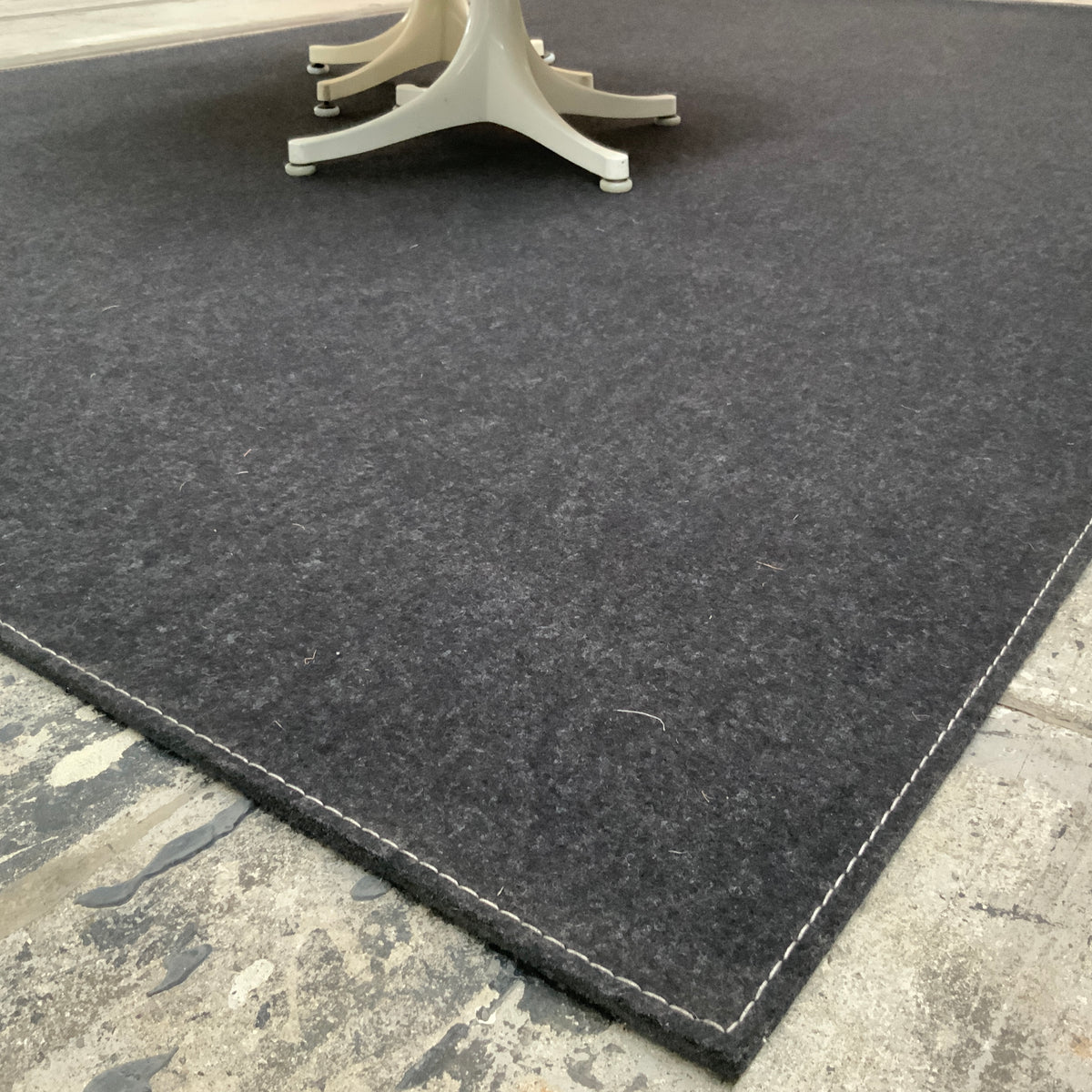 Wollteppich Feltro Color 70036 anthrazit meliert 170 x 260 cm