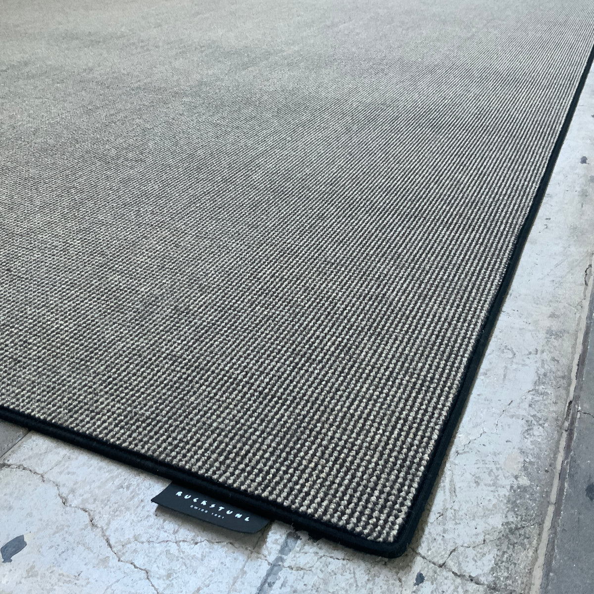 Haargarn-/Wollteppich Trap 240 schwarz-natur 250 x 350 cm