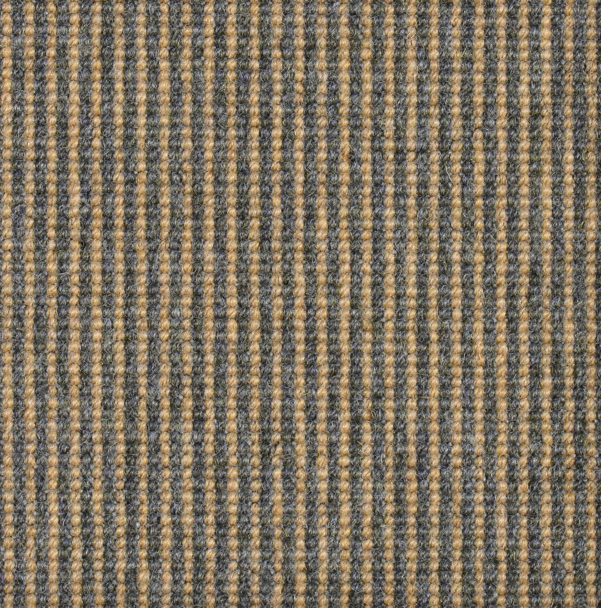 Schurwollteppich antistatisch Flatwool Stripe 289 beige-blau 150 x 400 cm