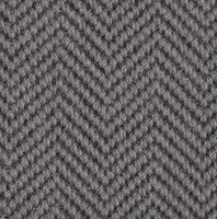 Wollteppich Herringbone Small 60361 grau 200 x 300 cm