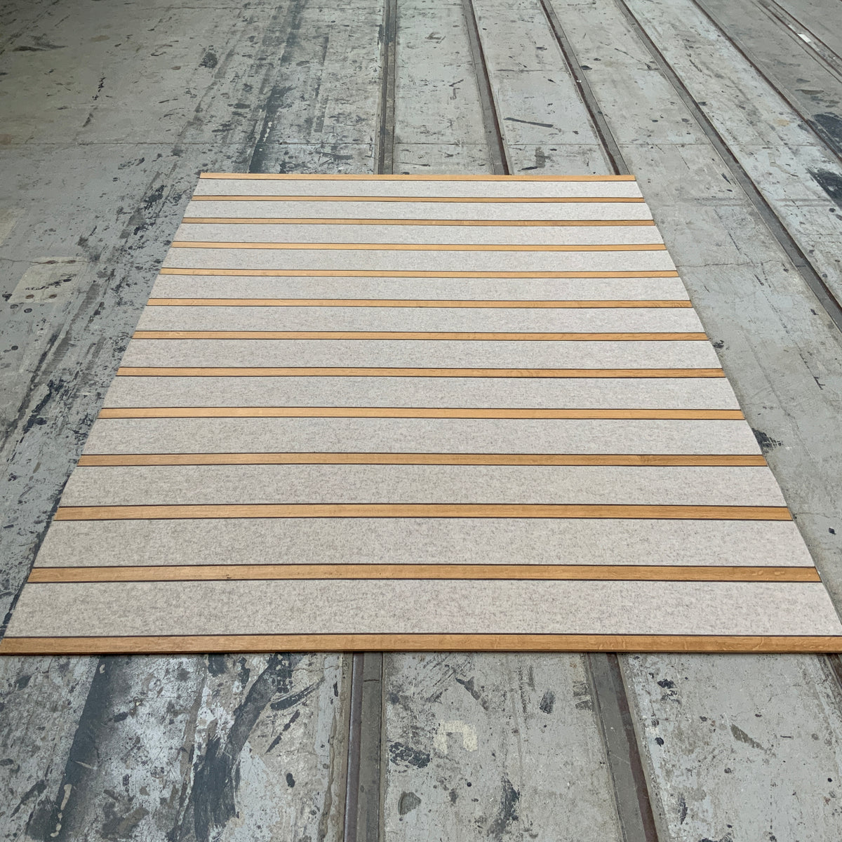 Feltro Legno  beige meliert- Eiche