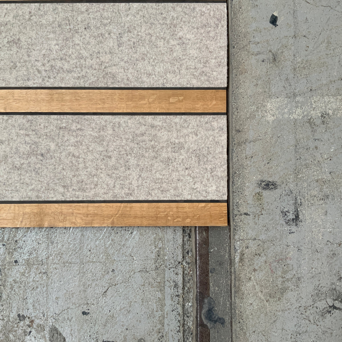 Feltro Legno  beige meliert- Eiche