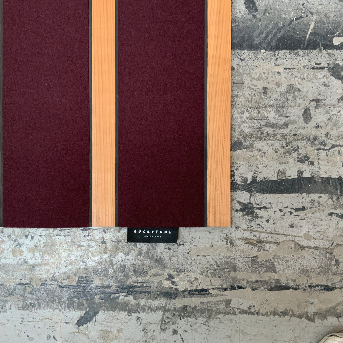 Feltro Legno  aubergine-Elsbeere