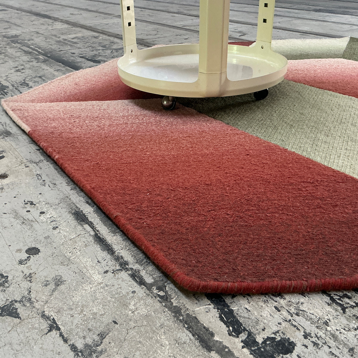 Wollteppich Logenze 10265 rot-grün 190 x 220 cm