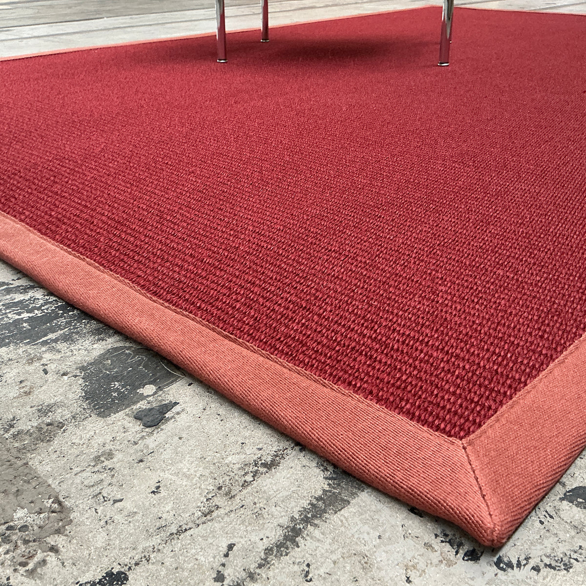 Sisalteppich Manila 10213 imperialrot 200 x 300 cm