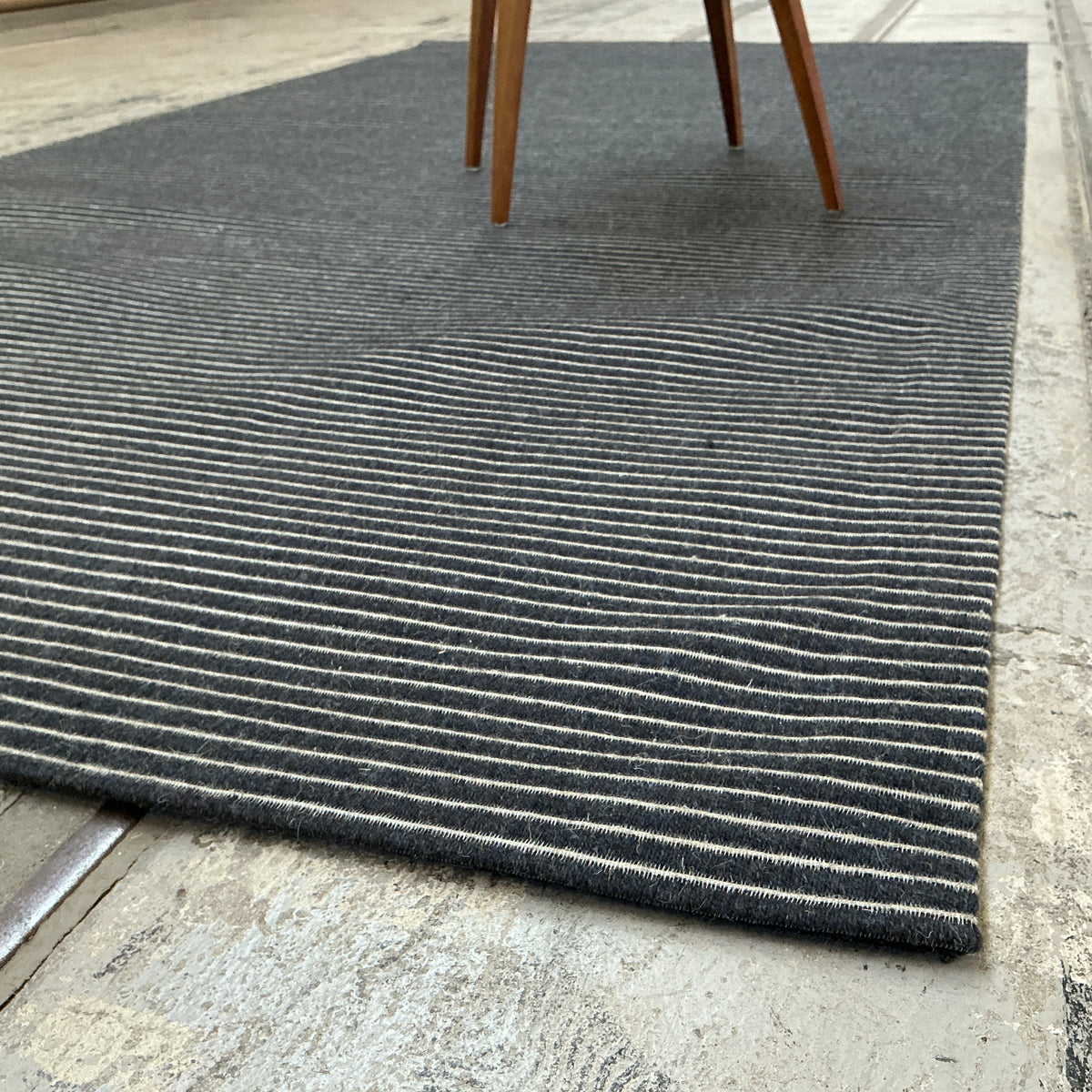 Haargarn-/Wollteppich Element 712 schwarz 160 x 300 cm