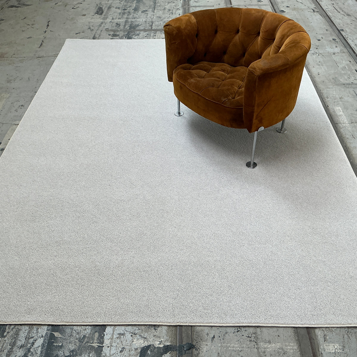 Schurwollteppich antistatisch Vesta  60288 perle 218 x 299 cm