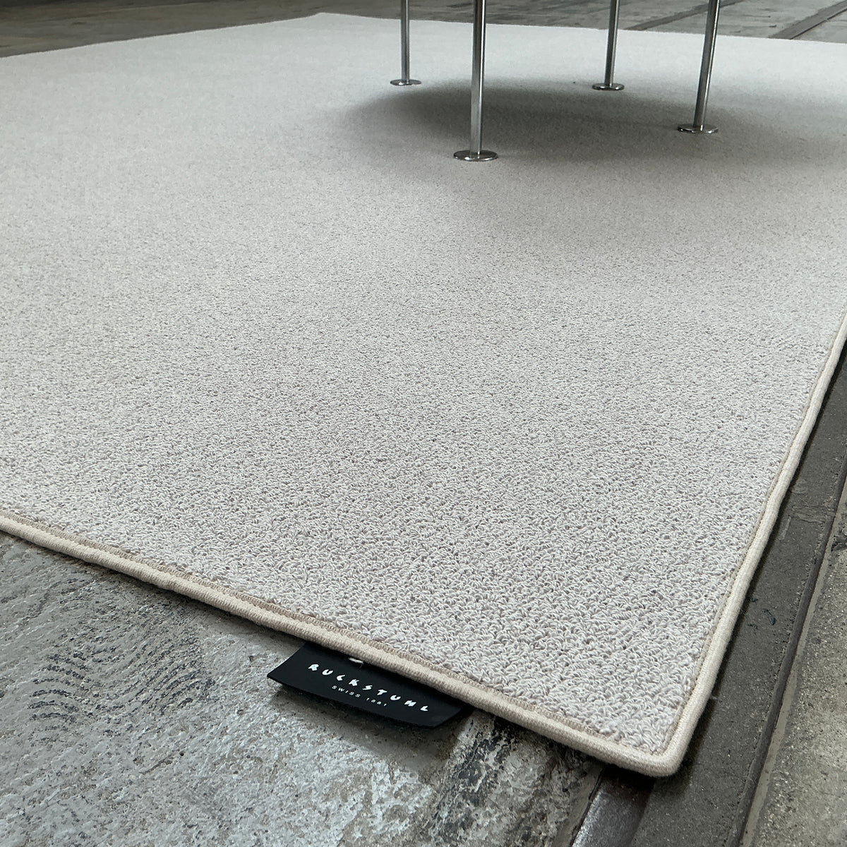 Schurwollteppich antistatisch Vesta  60288 perle 218 x 299 cm