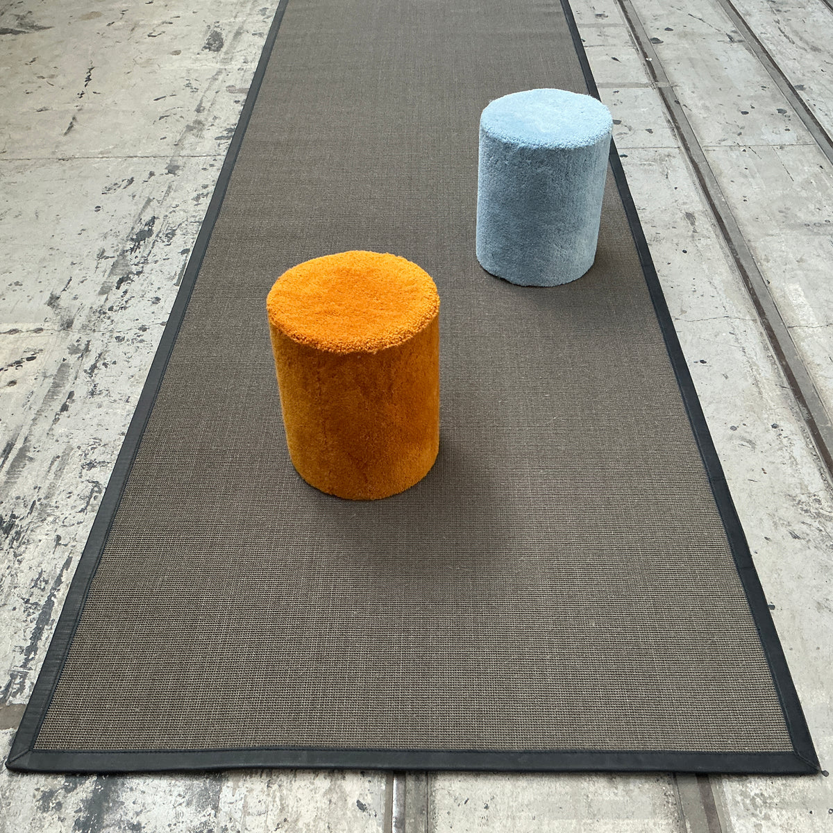 Sisalteppich Jaipur 60015 schiefer 145 x 450 cm