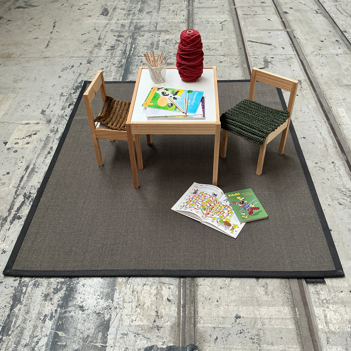 Sisalteppich Jaipur 60015 schiefer 160 x 190 cm