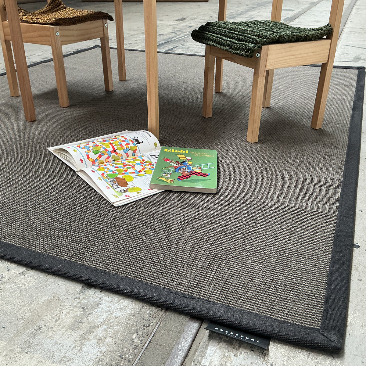 Sisalteppich Jaipur 60015 schiefer 160 x 190 cm