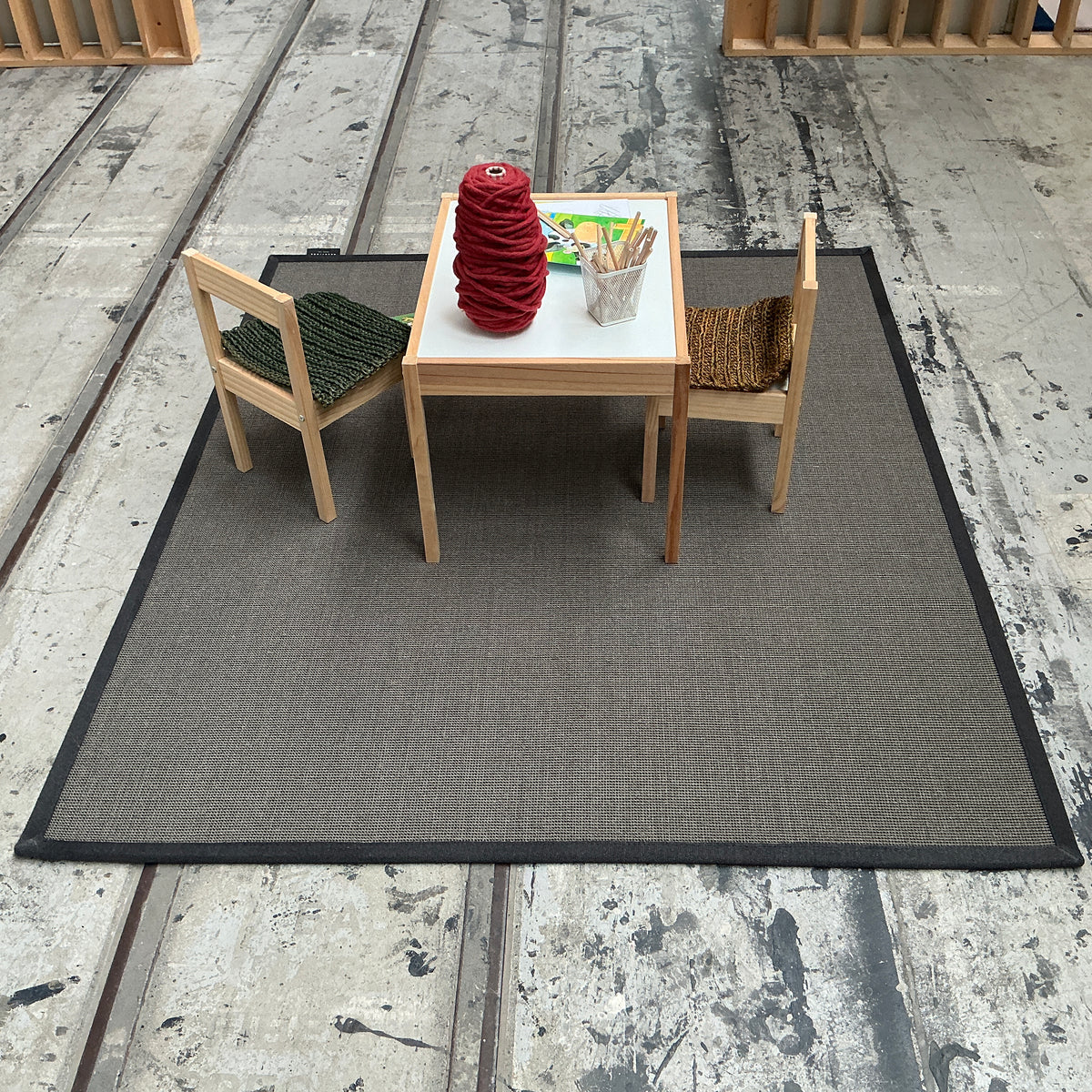 Sisalteppich Jaipur 60015 schiefer 160 x 190 cm