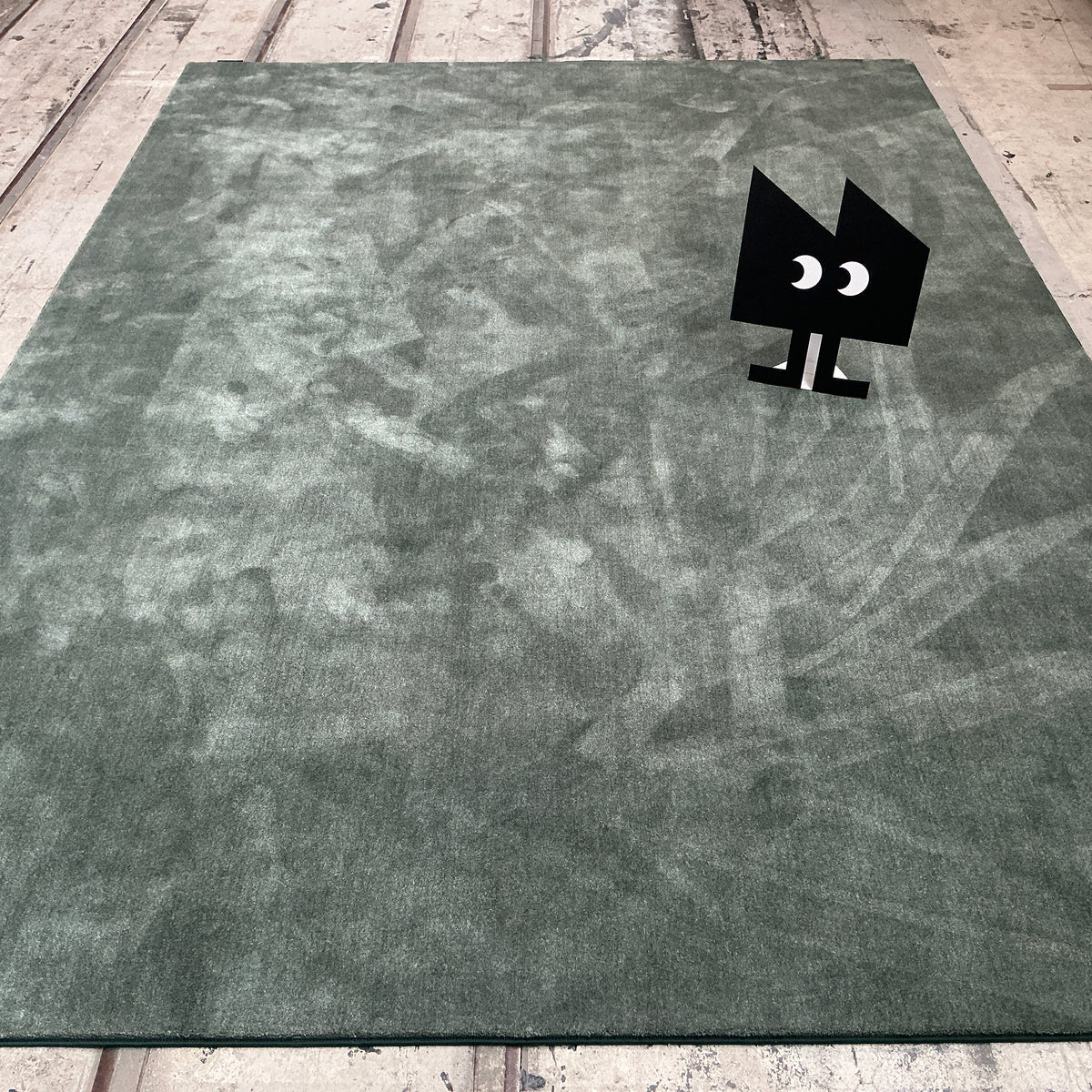 Woll-/Viskoseteppich Hampton 40210 salbei 250 x 350 cm