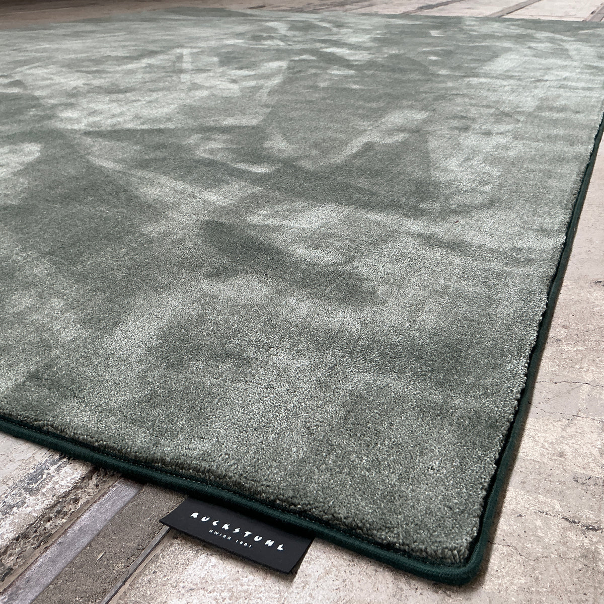 Woll-/Viskoseteppich Hampton 40210 salbei 250 x 350 cm