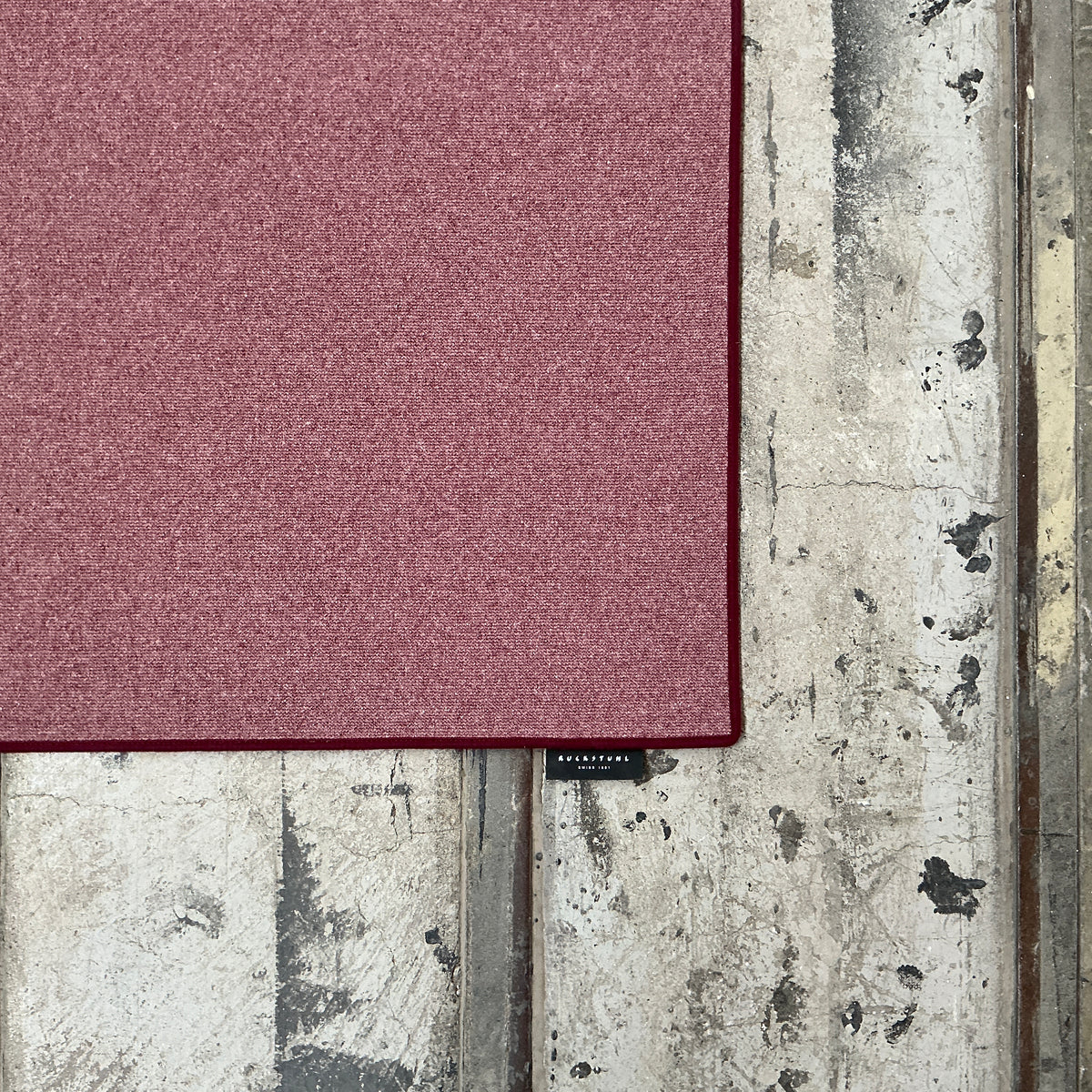 Schurwollteppich antistatisch Rollerwool 10293 toskanarot 350 x 400 cm