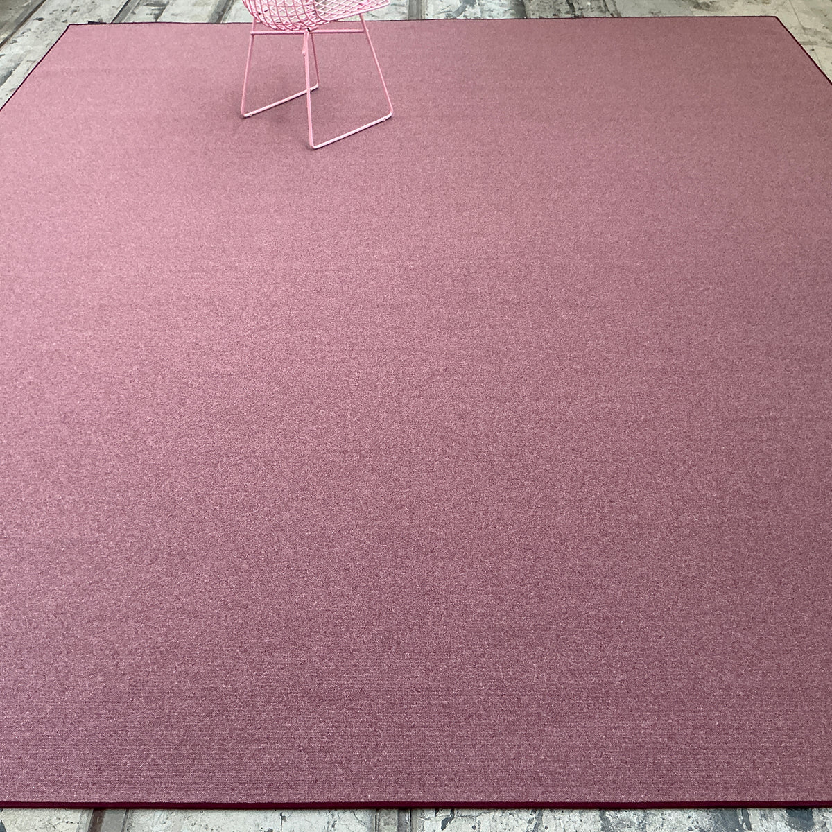 Schurwollteppich antistatisch Rollerwool 10293 toskanarot 350 x 400 cm