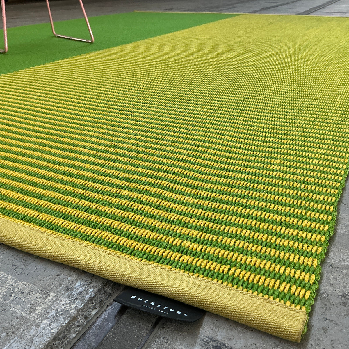 Sisalteppich Fifty-Fifty 40183 grün-gelb 230 x 340 cm