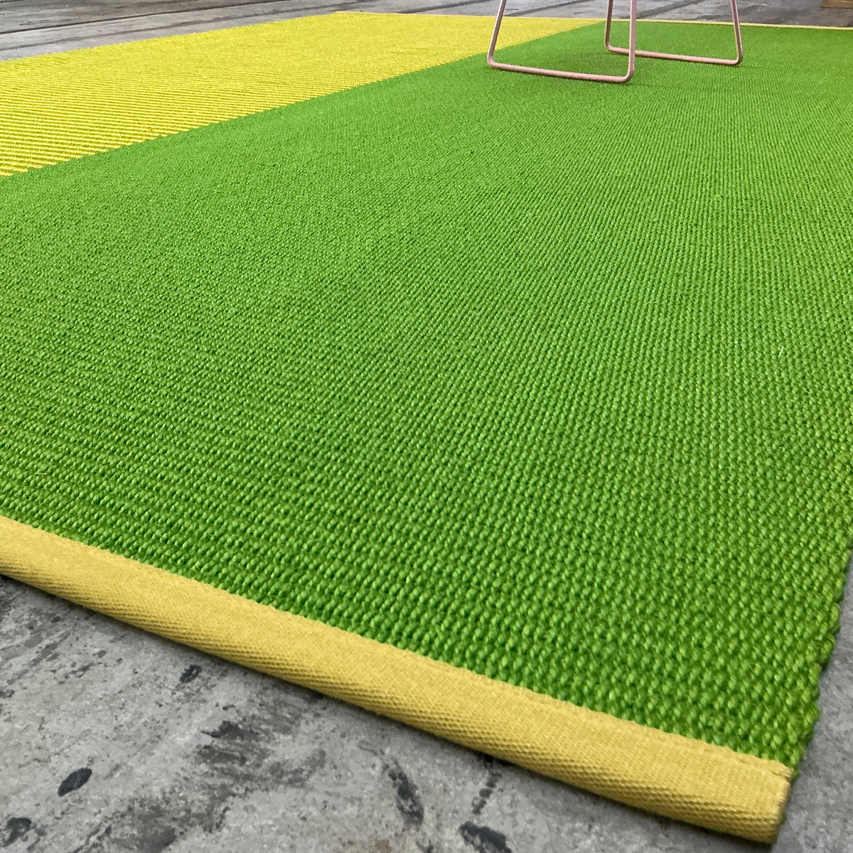 Sisalteppich Fifty-Fifty 40183 grün-gelb 230 x 340 cm