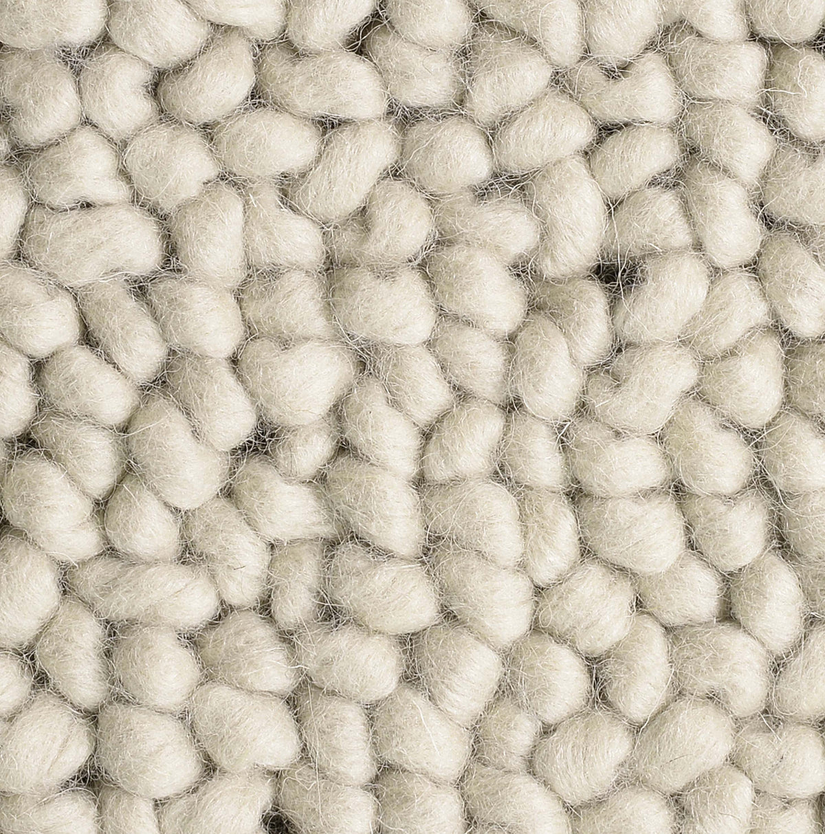 Wollteppich Più 218 dunkelbeige Ø 200 cm