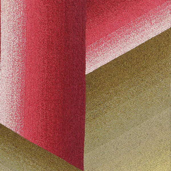 Wollteppich Logenze 10265 rot-grün 190 x 220 cm
